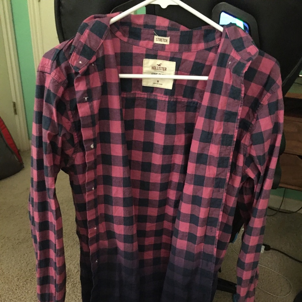 Hollister Button-Up Long Sleeve Shirt